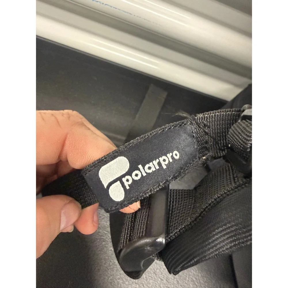 PolarPro Boreal 50L Camera Backpack Black Photography Gear Bag TSA Lock